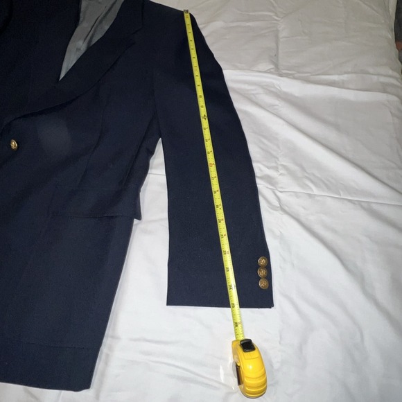 Hart Schaffner Marx Jack Nicklaus Golden Bear Blazer 2 Button Navy Golf Crest - Picture 8 of 8